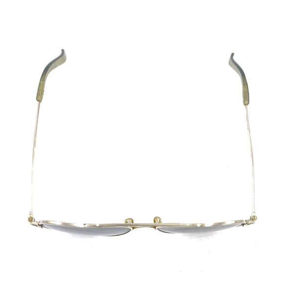 Gold Metal Aviator Sunglasses Gray Lens 140 USA Designer Fashion Pilot Men Women - Picture 3 of 12